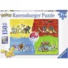 Image de Puzzle Pokémon 150 pièces XXL - Différents types de Pokémon - Ravensburger