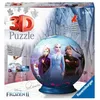 Image de Ravensburger - Puzzle 3D Ball - Disney La Reine des Neiges 2 - A partir de 6 Ans - 72 pièces numérotées à Assembler sans Colle - Support Inclus - Diamètre : 13 cm - 11142