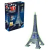 Image de Ravensburger-Puzzle 3D Tour Eiffel Phosphorescente 50 Ans-Des 10 Ans-216P Numérotées A Assembler Sans Colle-Accessoires Inclus-11591 en occasion ou reconditionné