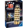 Image de Ravensburger - Puzzle 3D Building - Tour de Pise illuminée - A partir de 8 ans - 216 pièces numérotées à assembler sans colle - Accessoires de finition inclus - 12515