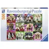 Image de Puzzle 500 pièces Ravensburger Les copains en occasion ou reconditionné