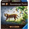 Image de Puzzle en bois Tigre dans la jungle