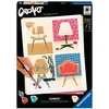 Image de Ravensburger   CreArt 24x30 cm  Eames   Loisir créatif   Peinture par numéros Adulte   Activité détente et créative   Dès 12 Ans   20153   Version française