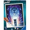 Image de CreArt Lion 30x40 cm - Jojoesart édition - Peinture par numéros   Dès 12 ans   Ravensburger - 23516