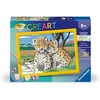 Image de CreArt Kids 18x24cm Petits léopards Kit de peinture par numéros Numéro dArt Dès 9 ans 25832 Ravensburger