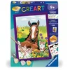 Image de Ravensburger - CreArt Kids 18x24 cm - Cheval et Chatons