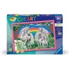 Image de CreArt Kids 31x21cm Au pays des licornes Kit de peinture par numéros Numéro dArt Dès 9 ans 25849 Ravensburger