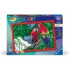 Image de CreArt Kids 31x21cm Perroquets Kit de peinture par numéros Numéro dArt Dès 7 ans 25854 Ravensburger
