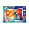 Image de CreArt Kids 31x21cm Paon Kit de peinture par numéros Numéro dArt Dès 9 ans 25907 Ravensburger