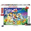 Image de Nathan - Puzzle 1000 pièces - La Famille Disney - Adultes et Enfants dès 14 Ans - Puzzle de qualité supérieure - Encastrement Parfait - Collection Mes Héros - 87616