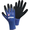 Image de Gants Nitril Aqua T. 8 bleu/noir nylon avec double nitrile EN 388 cat. II