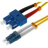 Image de HELOS LWL CABLE DE RED LC/SC DUPLEX 9/125?M OS2 AMARILLO 1,0M