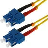 Image de Helos 7.5m OS2 SC/SC câble de Fibre Optique 7,5 m Jaune
