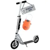 Image de HUDORA BigWheel 205 Trottinette Stable en Aluminium   Trottinette de Ville réglable en Hauteur et Pliable avec Support   Trottinette Sportive pour Enfants et Adultes jusqu'à 100 kg