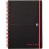 Image de Oxford Black n' Red 400047654 Cahier à spirales A4 140 pages Noir
