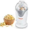 Image de Clatronic PM 3635 machine à pop-corn électrique, machine à pop-corn pour la maison, préparation rapide avec bac de portionnement, sans graisse ni huile, 1200 watts, blanc