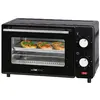 Image de Clatronic MB 3746 Mini-four, capacité 8 litres, chauffage de voûte et de sole, minuterie 60 minutes avec signal de fin de cuisson, noir, avec grille, plaque de cuisson [classe énergétique B]
