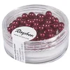 Image de Rayher 14400287 Renaissance Lot de 85 Perles de Cire en Verre, diamètre 4 mm, Rouge Classique
