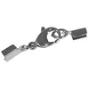 Image de Rayher Fermoir mousqueton p. bijoux, inox, entièrement assemblé platine, 2216121