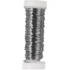 Image de Rayher 2406800 Fil pour Bijoux, Fil à Crocheter 0,30mm ø Bobine de 50 m, Argenté