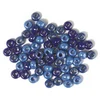 Image de Rayher Perles en verre à grand trou opaque ø 6,7 mm 55 g bleu/turquoise, 1439200