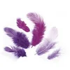 Image de mélange de plumes - teintes rouges - 3-10 cm - sct.-ls 10 g