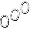 Image de Rayher Anneau, 0,8 mm ø, Platine, 5,2x3,7mm, 20 pces