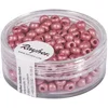 Image de Rayher 14316258 Boîte de Perles de rocaille Métallisées Dépolies à 4 mm 17 g Rose