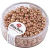 Image de Rayher Hobby 14316254 Rocailles métalliques Mat Ø 4 mm Boîte 17 g Rose pâle