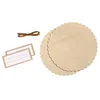 Image de Rayher 68002000 Kit Déco F. Confiture Verre Lin, sous Blister 1set