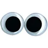 Image de Rayher Yeux mobiles à coller yeux ronds plastique ø 8mm 10pc Noir/blanc, 8916500
