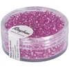 Image de Rayher 1406433 rocailles, 2 mm à Weber, avec reflets argentés, boîte 17 g, rose, ni