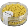 Image de Rayher 1405620 Weber rocailles, 2,6 mm à , opaque, boîte 17 g, jaune