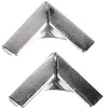 Image de Rayher 8913522 Coins Métalliques pour bucheinbäNDE, 14 x 14 mm, sous Blister. Lot DE 4