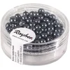 Image de RAYHER 85 Perles en Verre Renaissance Anthracite