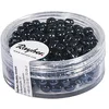 Image de Rayher 1430023 rocailles, 4 mm à Weber, avec reflets argentés, boîte 17 g, blutste
