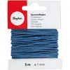 Image de Rayher 8908909 Caoutchouc Carte Fils, 1 mm, 5 m, M. Bleu
