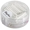 Image de Rayher 1404622 Verre Boîte de 12 stylos, 2 cm, G, argent