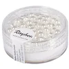Image de Rayher Renaissance Lot de 85 Perles en Cire de Verre Ø 4 mm Blanc Neige
