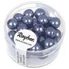 Image de RAYHER 25 Perles en Verre Renaissance Bleu