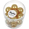 Image de Perles verre Renaissance - jaune soleil 12mm