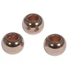 Image de Perle en métal, 8mm ø, or rose, grand trou 3mm ø,