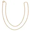 Image de Rayher Hobby 22789616 Chaîne à maillons dorés, 45 cm, 2 x 3 mm, SB-Btl, 1 pièce, Normal