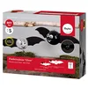 Image de Rayher kit bricolage Chauve-souris, déco halloween 2x27,6cm + 3x23,9cm, 70055000
