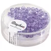 Image de Rayher Perle facettée en Verre, 3 mm ø, Lilas irisée, boî