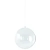 Image de Rayer Boule plastique 2 hémisphères à assembler av oeillet 6cm ø cristal, 3901637