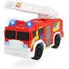 Image de Dickie Toys 203306000 Fire Rescue Unit, Camion de Pompier, Jouet de Pompier, échelle Mobile et Extensible, lumière et Son, avec Piles, 30 cm, à partir de 3 Ans, Multicolore