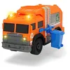 Image de Dickie Toys 203306001 Camion de Recyclage, Voiture à ordures, Camion à ordures, Camion à ordures, Voiture Jouet, Poubelle Monte et descend, lumière et Son, avec Piles, 30 cm, à partir de 3 Ans