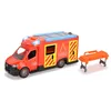 Image de Dickie Toys UME 203716025SI5 Centre de contrôle d'urgence 35 cm lumière et Son, Ouverture de Portes, Fourgon véhicule Jouet Enfants à partir de 3 Ans