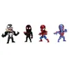 Image de Jada - Figurine Marvel - Set 4 pieces Spiderman - Métal - 6cm - Des 8ans en occasion ou reconditionné